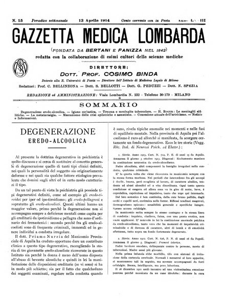 Gazzetta medica lombarda