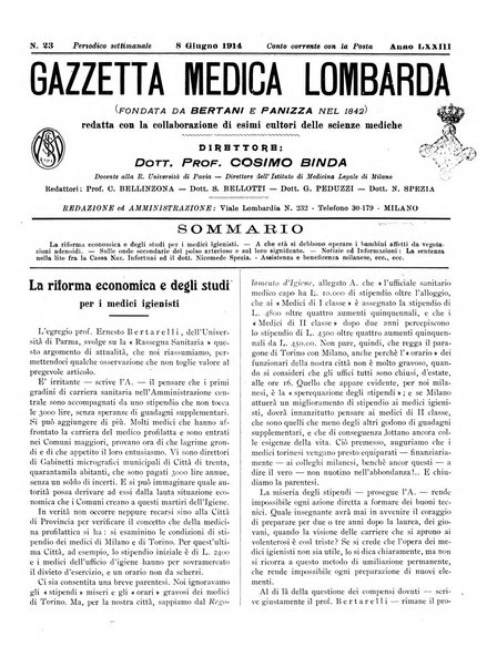 Gazzetta medica lombarda