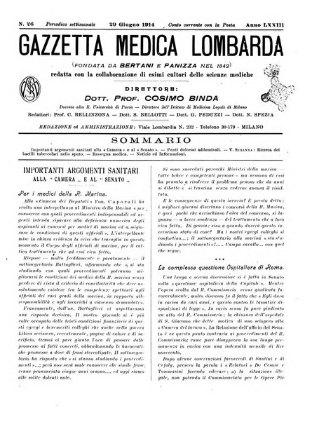 Gazzetta medica lombarda