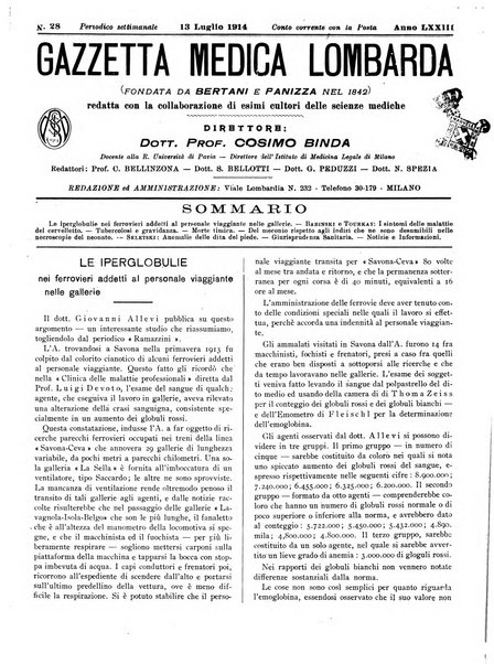 Gazzetta medica lombarda