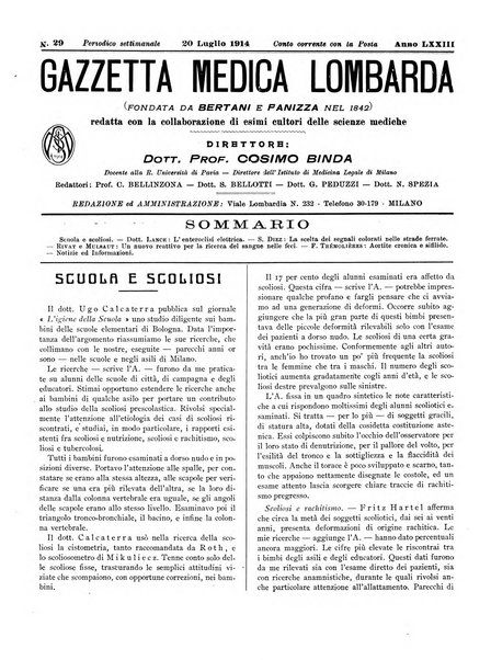 Gazzetta medica lombarda