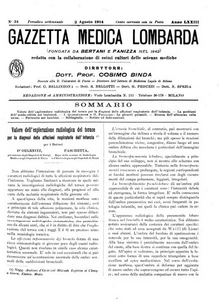 Gazzetta medica lombarda