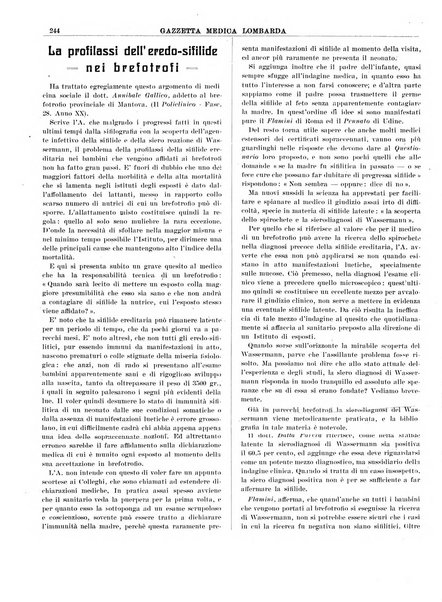 Gazzetta medica lombarda