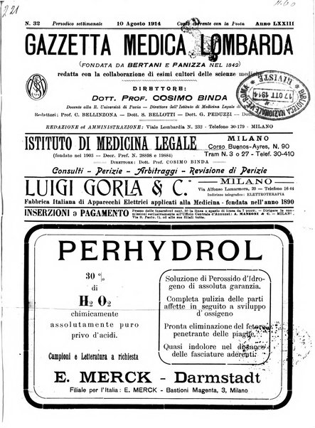 Gazzetta medica lombarda