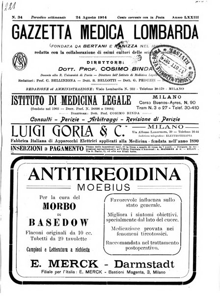 Gazzetta medica lombarda