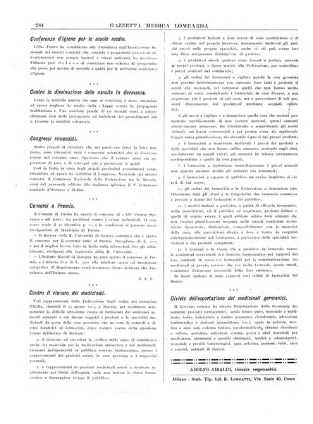 Gazzetta medica lombarda