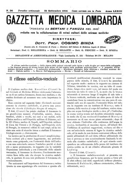 Gazzetta medica lombarda