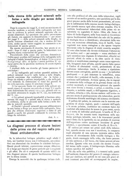 Gazzetta medica lombarda