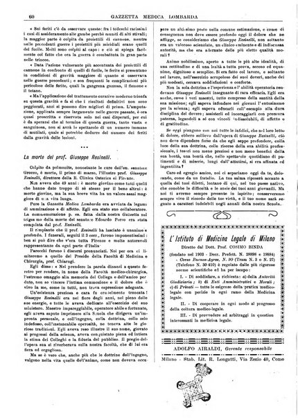 Gazzetta medica lombarda