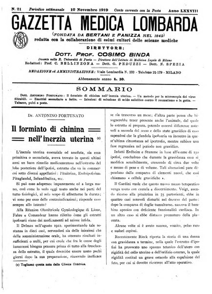 Gazzetta medica lombarda