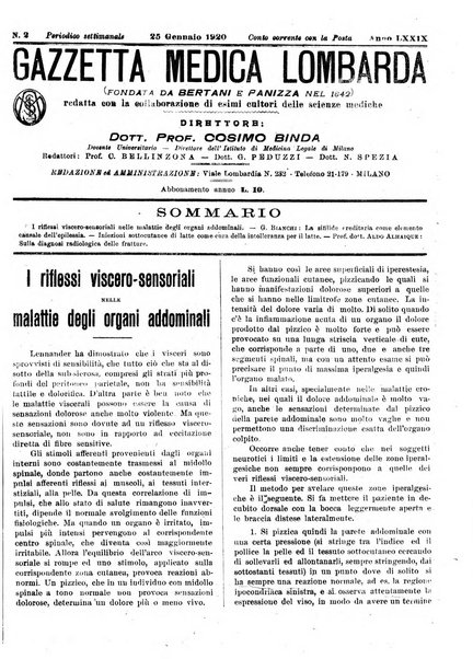 Gazzetta medica lombarda