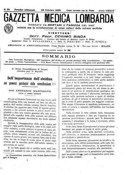 Gazzetta medica lombarda