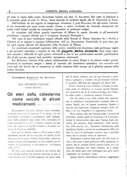 Gazzetta medica lombarda