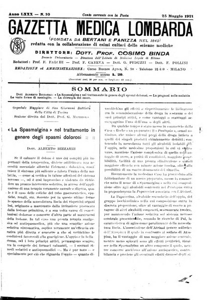 Gazzetta medica lombarda