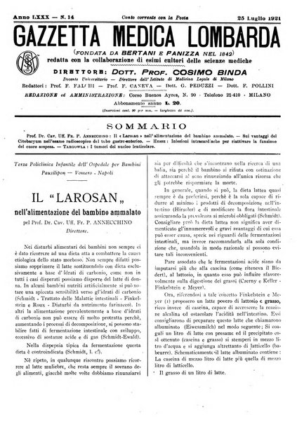 Gazzetta medica lombarda