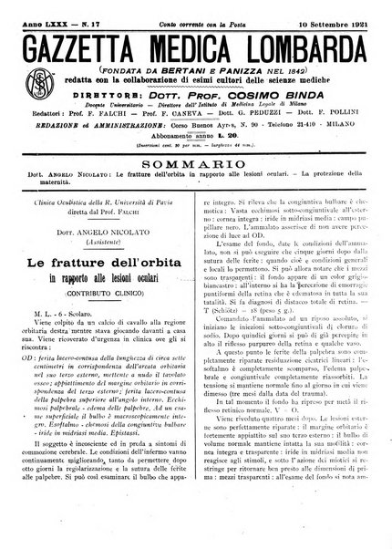 Gazzetta medica lombarda