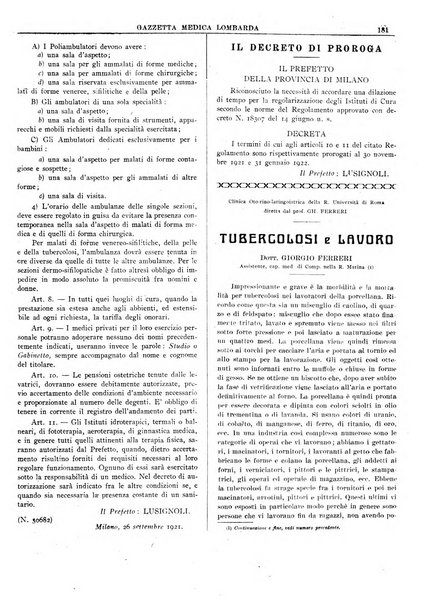 Gazzetta medica lombarda