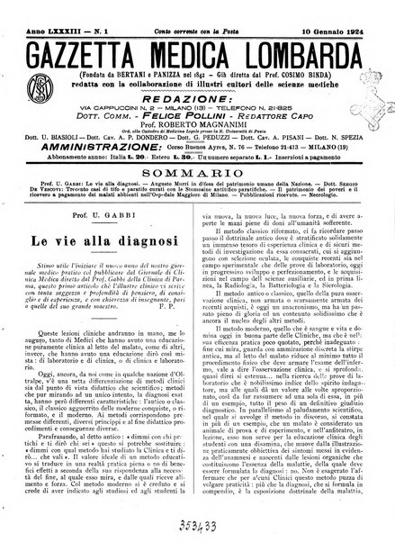 Gazzetta medica lombarda