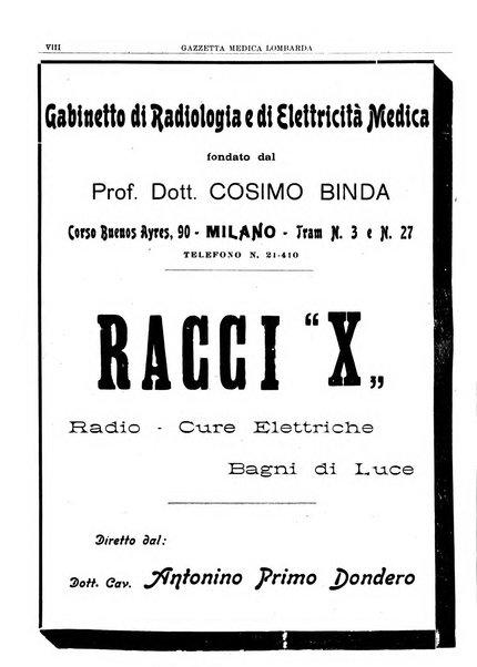 Gazzetta medica lombarda