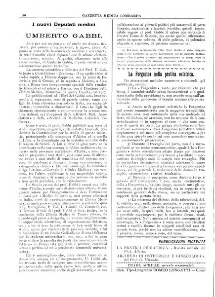 Gazzetta medica lombarda