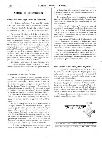 Gazzetta medica lombarda