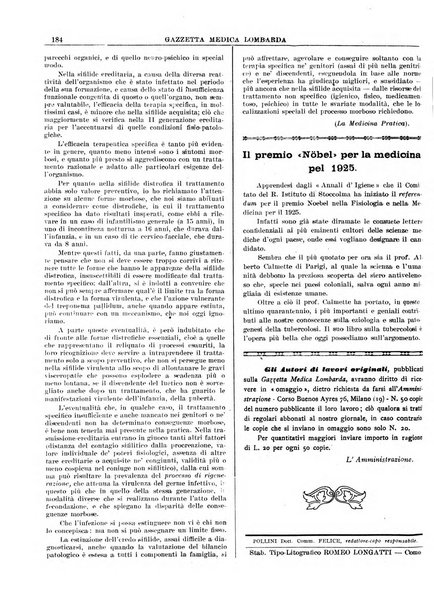 Gazzetta medica lombarda