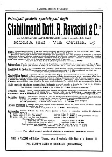 Gazzetta medica lombarda