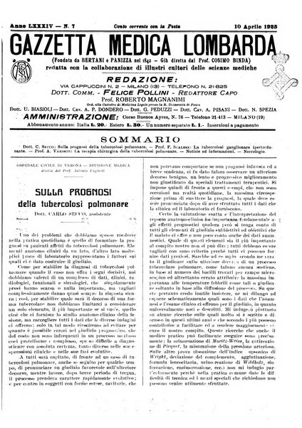 Gazzetta medica lombarda