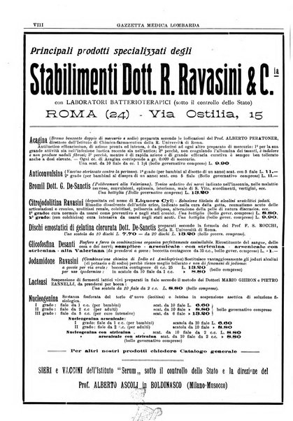 Gazzetta medica lombarda