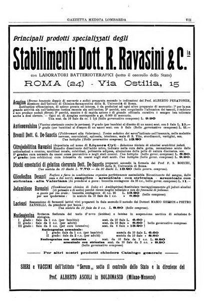 Gazzetta medica lombarda