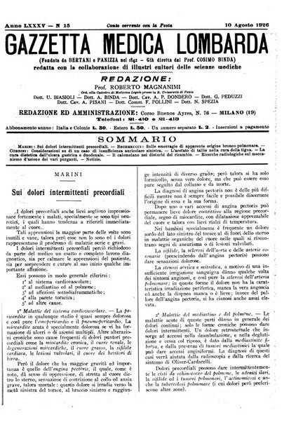 Gazzetta medica lombarda