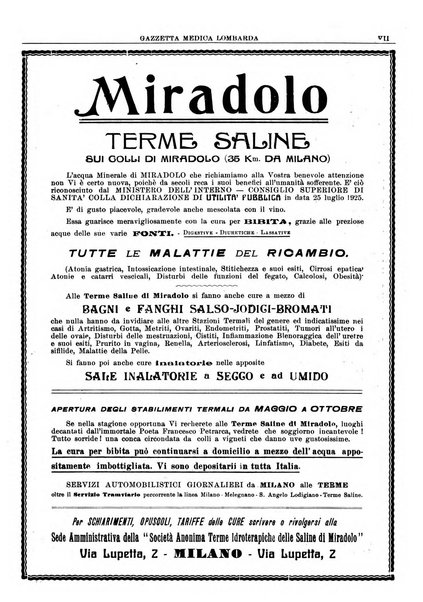 Gazzetta medica lombarda