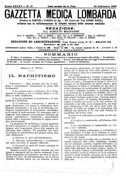 Gazzetta medica lombarda