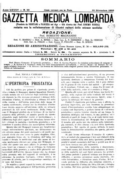 Gazzetta medica lombarda