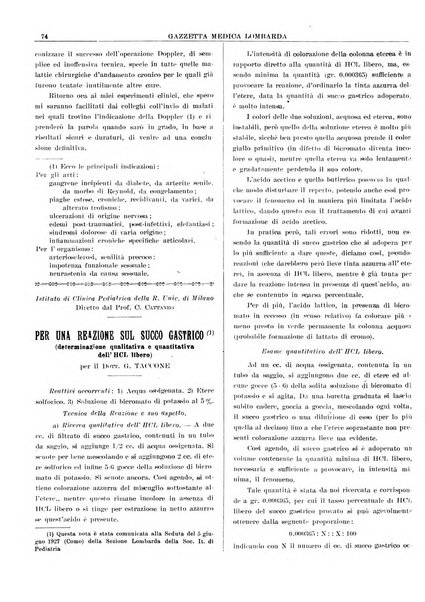 Gazzetta medica lombarda