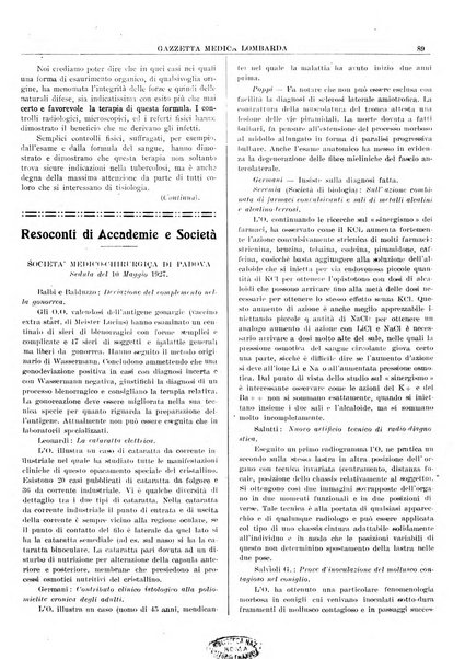 Gazzetta medica lombarda