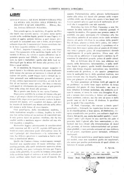 Gazzetta medica lombarda