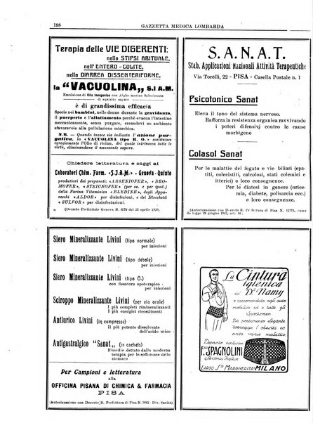 Gazzetta medica lombarda