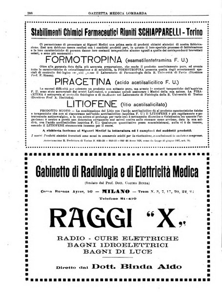 Gazzetta medica lombarda