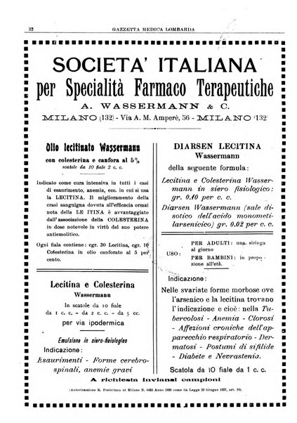 Gazzetta medica lombarda