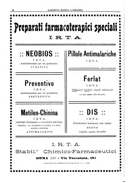 Gazzetta medica lombarda