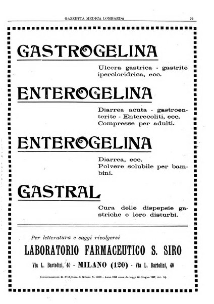 Gazzetta medica lombarda