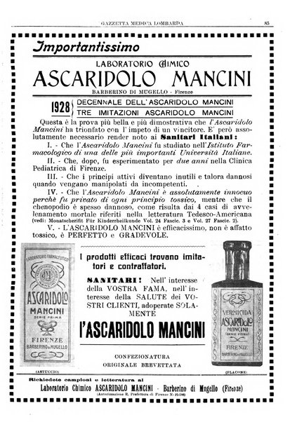 Gazzetta medica lombarda