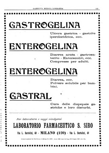 Gazzetta medica lombarda