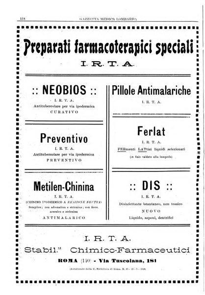 Gazzetta medica lombarda