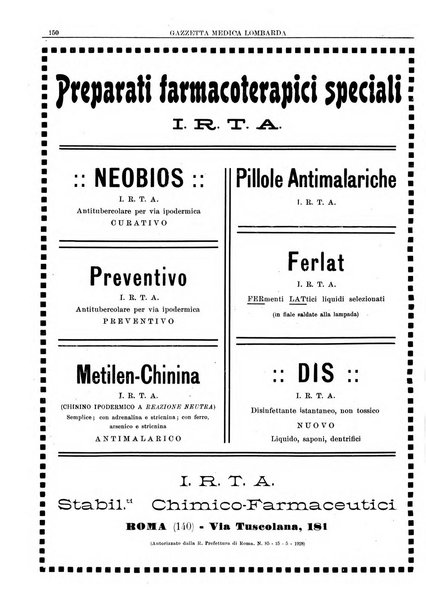 Gazzetta medica lombarda