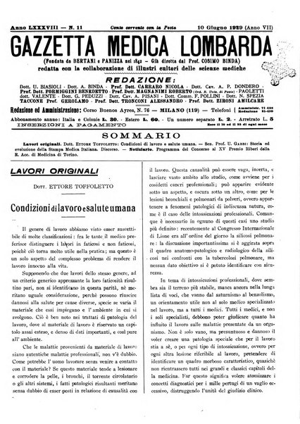 Gazzetta medica lombarda