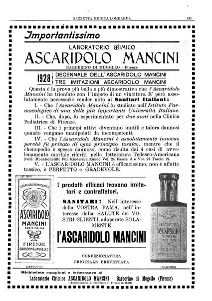 Gazzetta medica lombarda