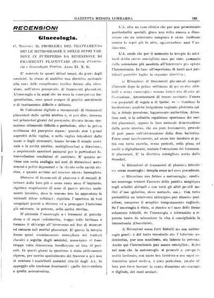 Gazzetta medica lombarda