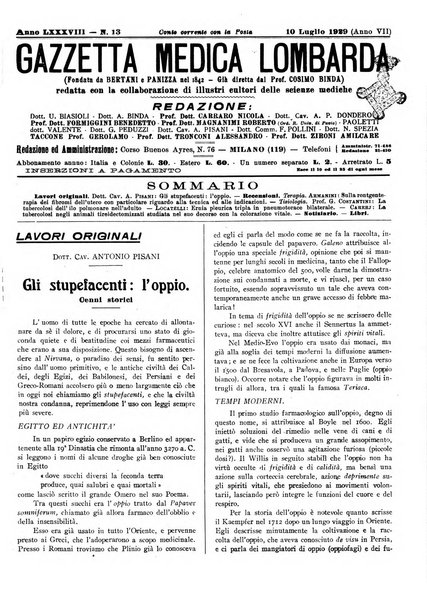 Gazzetta medica lombarda